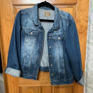 Ruff Hewn Jean Jacket Size XL